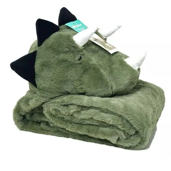 Pillowfort Dinosaur Hooded Blanket - Picture 2 of 7